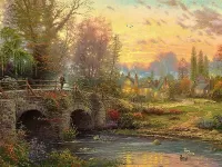 Пазл На мосту