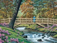 Пазл На мосту