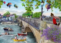 Пазл На мосту