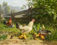 Пазл На птичьем дворе