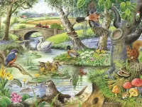 Пазл На реке 1