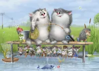 Пазл На рыбалке