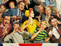 Пазл На трибуне