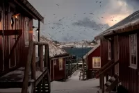 Пазл На улицах зимы