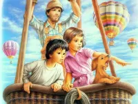 Пазл На воздушном шаре