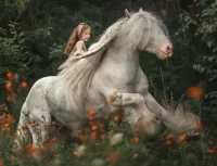 Пазл Наездница