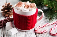 Пазл Напиток под зефиром