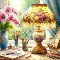 Пазл Настольная лампа