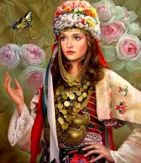 Пазл Национальный костюм