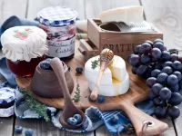 Пазл Натюрморт с виноградом