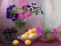 Пазл Петуния и фрукты 