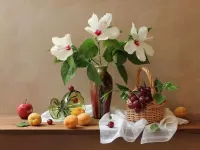 Пазл Натюрморт с цветами 