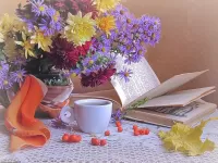 Пазл Натюрморт с книгой 