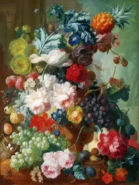 Пазл Натюрморт с ананасом