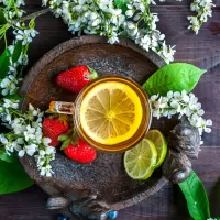 Пазл Натюрморт с чаем