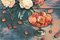 Пазл Натюрморт с фруктами