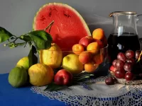 Пазл Натюрморт с фруктами