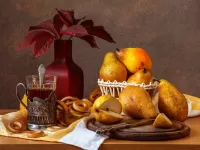 Пазл Натюрморт с грушами