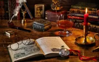 Пазл Натюрморт с книгой 