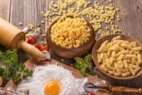 Пазл Натюрморт с макаронами