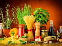 Пазл Натюрморт с пастой