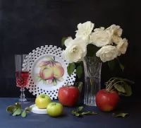 Пазл Натюрморт с розами
