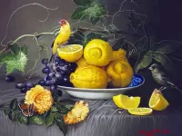 Пазл Натюрморт с птицами