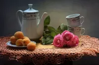 Пазл Натюрморт с розами