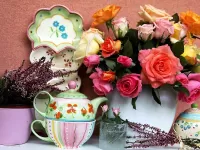 Пазл Натюрморт с розами