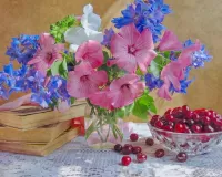Пазл Натюрморт с цветами 
