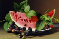 Пазл Натюрморт с ягодами