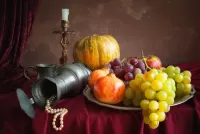 Пазл Натюрморт с жемчугом