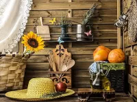 Пазл Натюрморт со шляпой