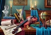 Пазл Натюрморт со скрипкой