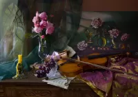 Пазл Натюрморт со скрипкой