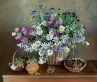 Пазл Натюрморт со смородиной