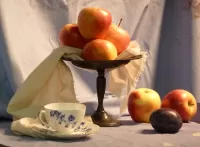Пазл Натюрморт Яблоки