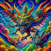 Пазл Небо монстров