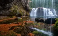 Пазл Нижний водопад реки Льюис