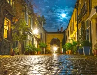 Пазл Ночь в Кенсингтоне