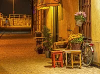 Пазл Ночь в старом городе