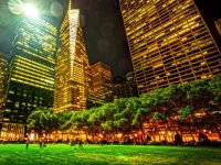 Пазл Ночь в Центральном парке