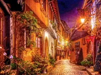 Пазл Ночная улочка