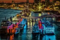 Пазл Ночной Гамбург