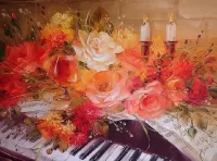 Пазл Ноктюрн при свечах