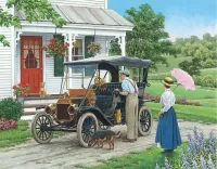 Пазл Новый автомобиль