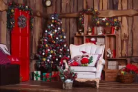 Пазл Новогодная комната