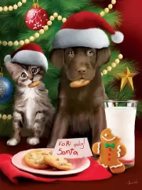 Пазл Новогоднее меню