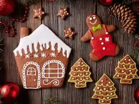 Пазл Новогоднее печенье