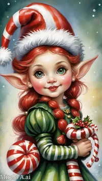 Пазл Новогодний эльф